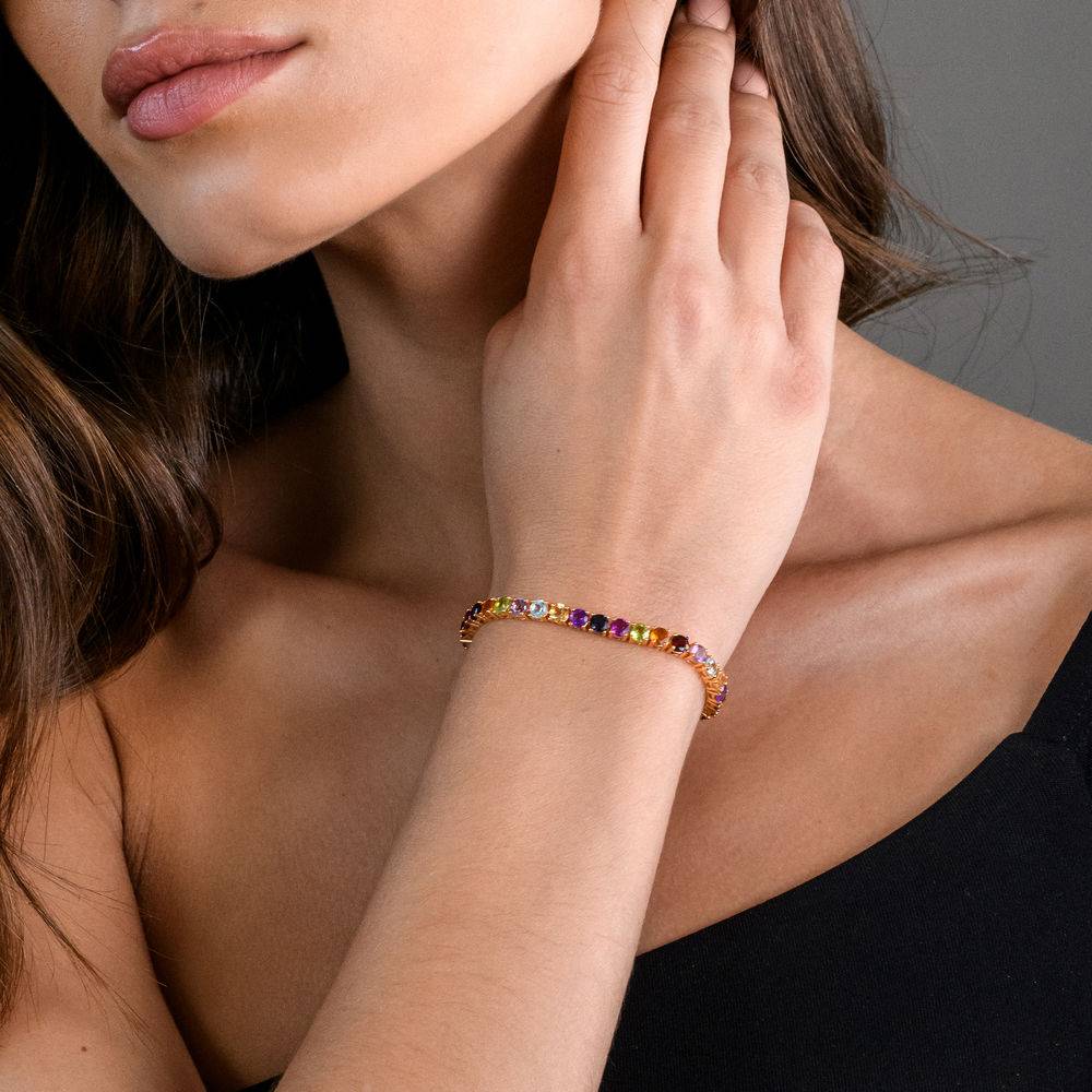 Love Spray Multi Diamond Necklace - Silver-1 product photo