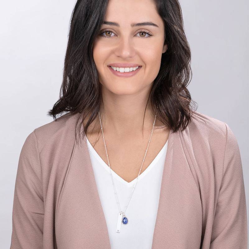 Initial Lock Necklace - 14k Solid Gold-1 product photo