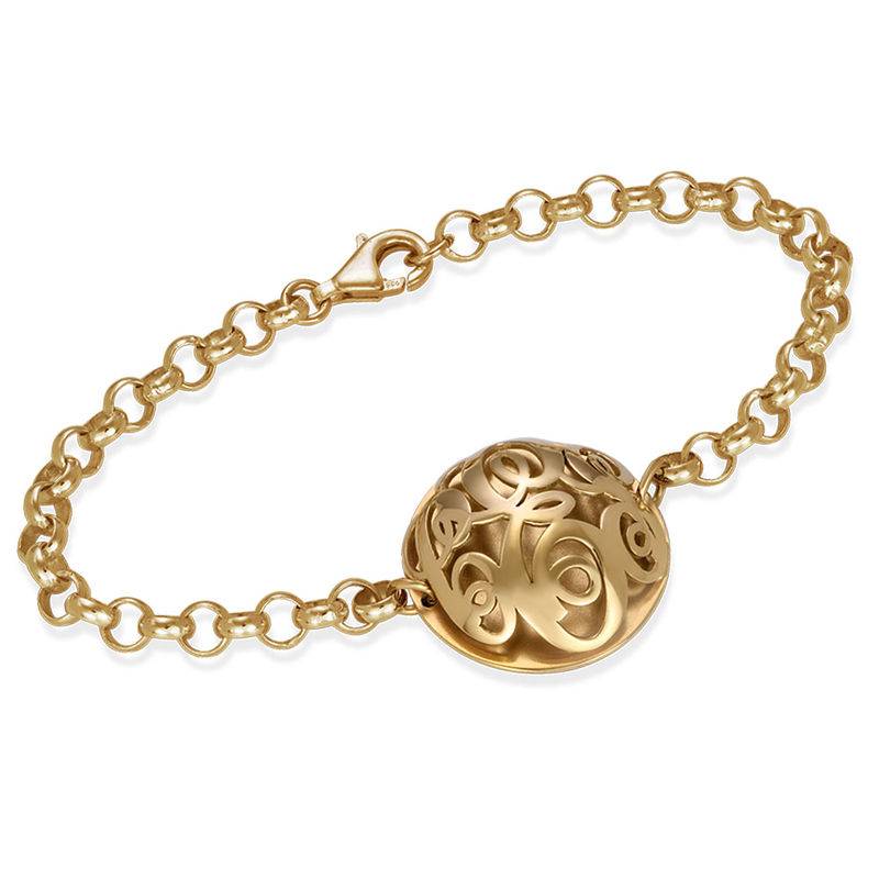 Half Gourmette & Half Link Chain Necklace - Rose Gold Plated-1 product photo