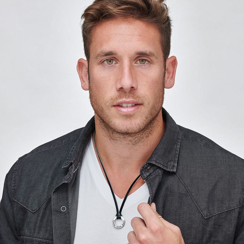 Willow Disc Initial Charm - 14k White Gold-1 product photo