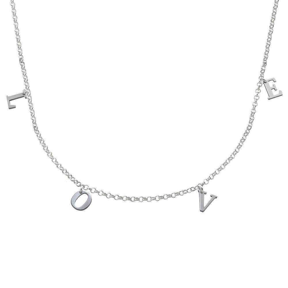 A to Z Name Choker - Silver-1 product photo